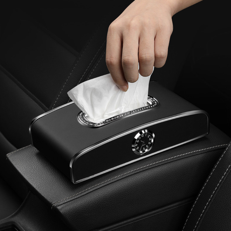 Vehicular PAPER BOX CAR PAPER TOWELS BOX CREATIVE HIGH-END MULTIPURPOSE CAR TOWELS BOX INTERIOR DECORATION CAR SUPPLIES GREAT ALL-TAOBAO