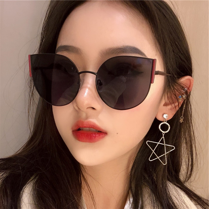 Sun Glasses Women ins2022 Year New Round Face slim Han version Fashion glasses polarized anti-UV sunglasses Summer