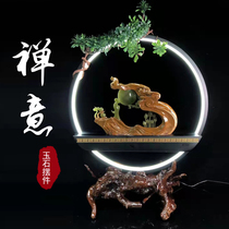 Natural Afghanistan jade New Chinese style Zen Mood Swings in Living Room Book Room Office Xuanguan Creative Joe Relocating Gifts