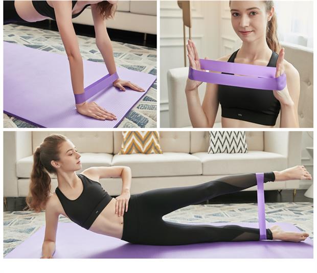 Trọng lượng linh hoạt chịu lực với chân kéo căng đai tay thiết bị tập luyện cho người mới bắt đầu để điều chỉnh yoga vòng tròn đàn hồi - Yoga quần tập yoga alibaba