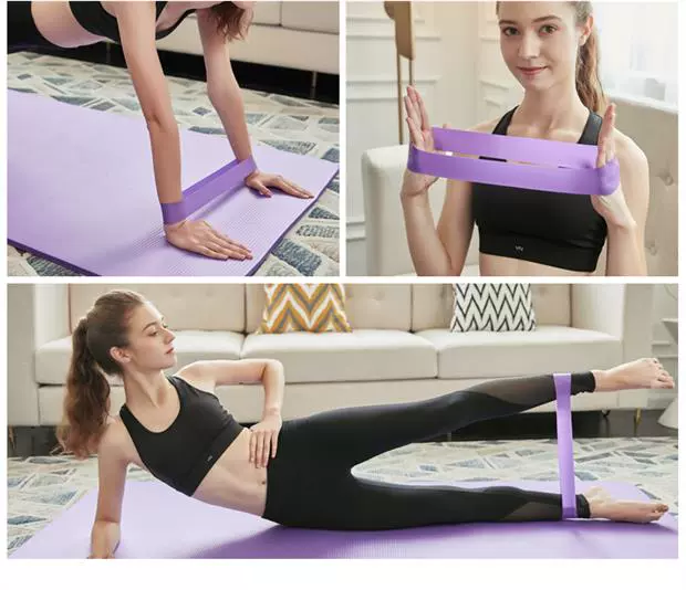 Trọng lượng linh hoạt chịu lực với chân kéo căng đai tay thiết bị tập luyện cho người mới bắt đầu để điều chỉnh yoga vòng tròn đàn hồi - Yoga