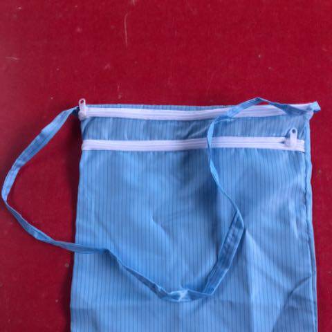 Dust-free cloth bag shoulder bag double-layer zipper bag portable shoulder bag messenger handbag bag anti-static clean bag