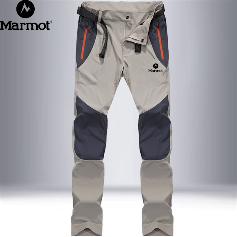 Marmot Summer Men's Pants Casual Sports Thin Breathable Stretch Pants Outdoor Hiking and Mountaineering