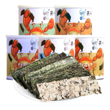 藤壶岛夹心海苔脆芝麻海苔即食大片装