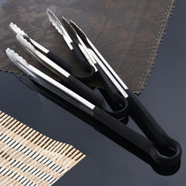 Style stainless steel food clip thickened food clip barbecue clip steak steak steamed bread barbecue clip extended clip