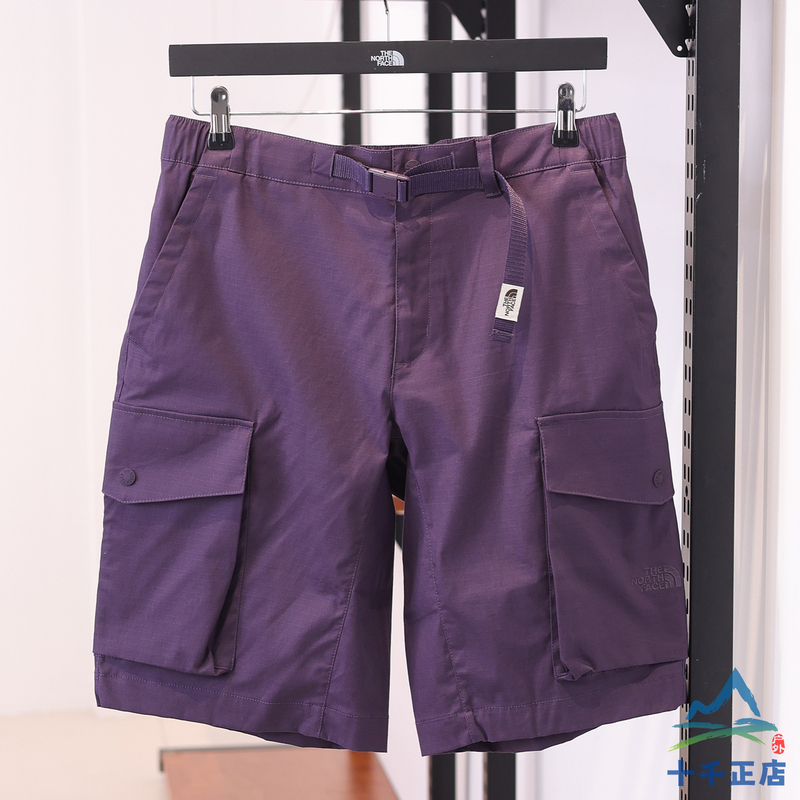 26 New Summer Models of Thenorthface Men's Outdoor Casual Water-Repellent Cargo Pants Loose Shorts 8cm5