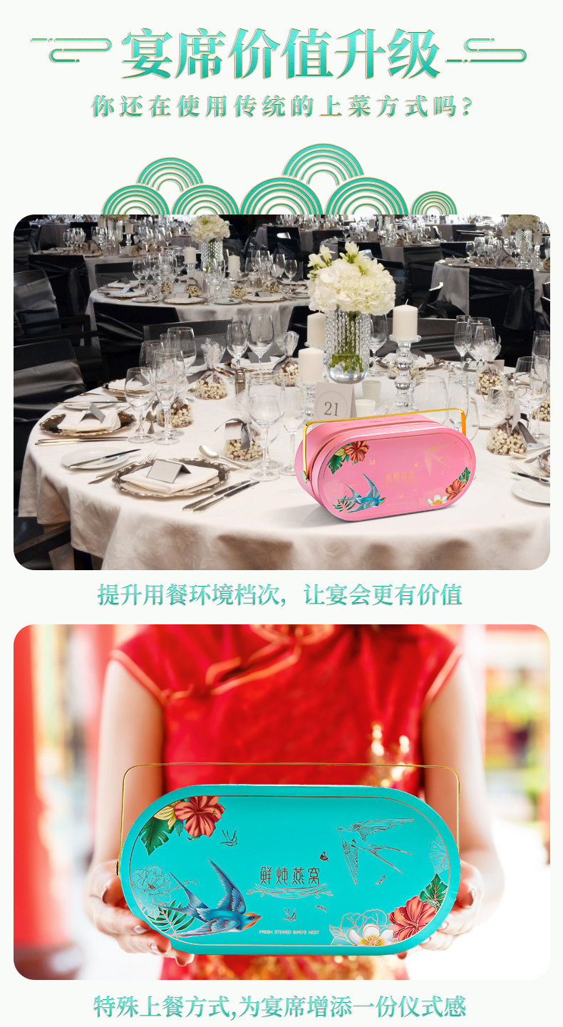 Птичье гнездо пакет 燕窝包装盒鲜炖即食礼品盒送人中秋礼盒包私人定制空盒子印刷logo