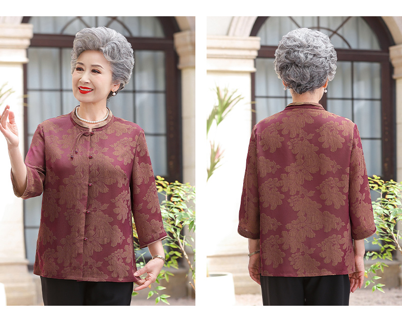E5827 1140K ÁO SƠ MI NỮ TAIRYA MÙA HÈ TRUNG NIÊN THỜI TRANG NỮ G04 SẢN PHẨM MỚI