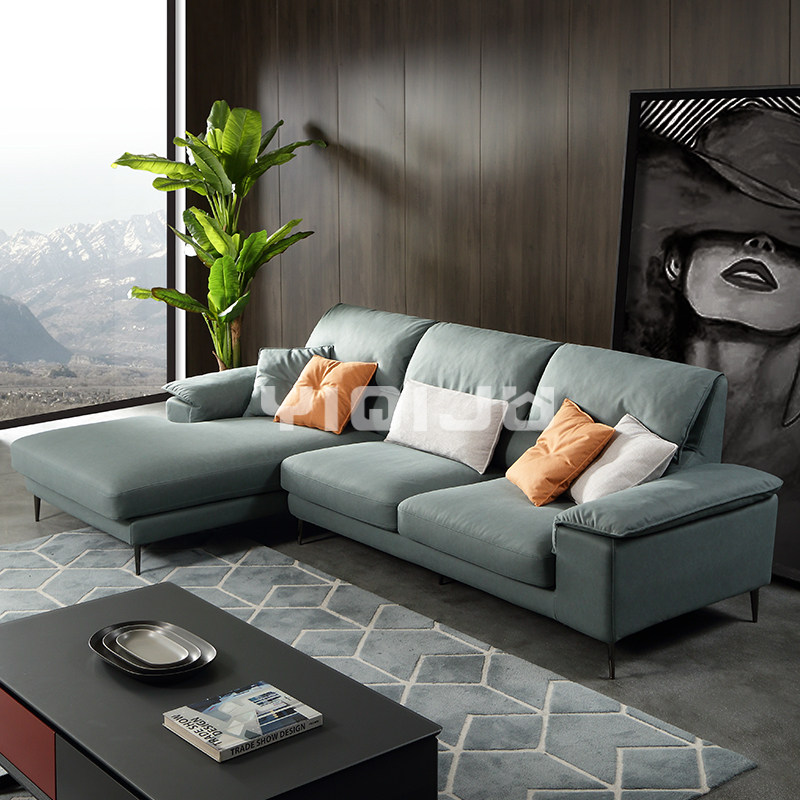 Small apartment very simple Nordic net red fabric down sofa simple modern small living room imperial concubine technology cloth sofa