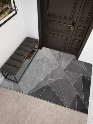 Nordic light luxury floor mat entry door mat entrance carpet home entrance living room entrance mat can be cut and scrubbed