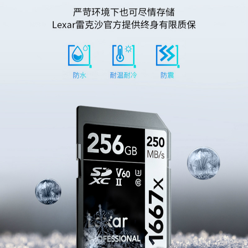 Карта памяти Lexar Professional 1667x SD UHS-II 256GB