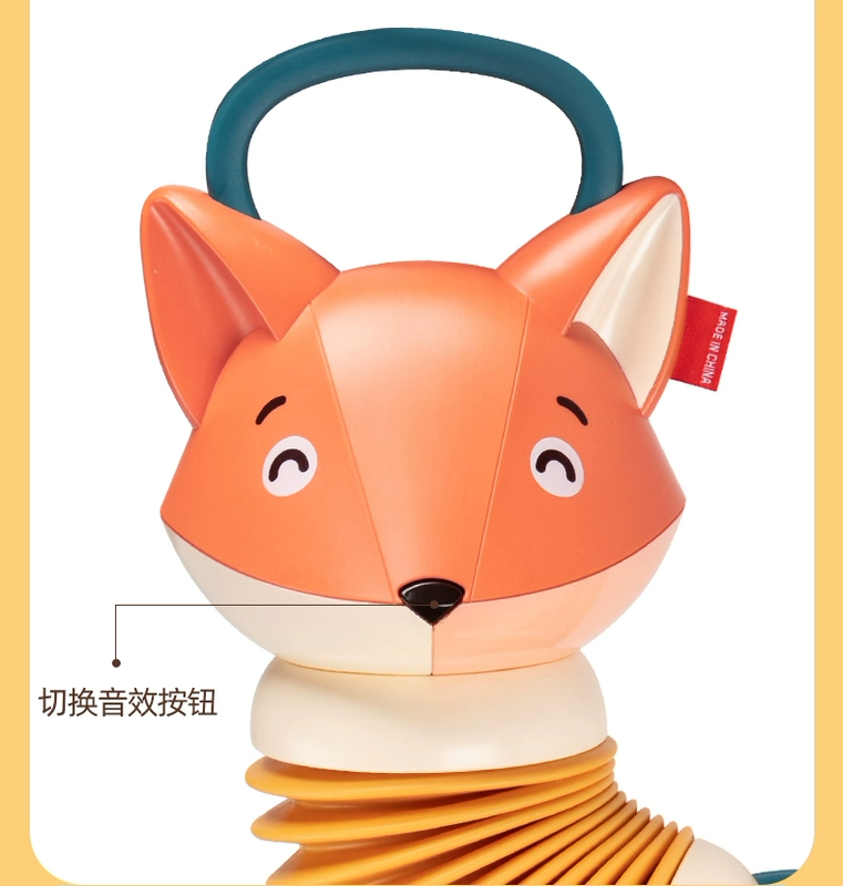 Fox accordion giáo dục sớm cho bé dỗ tạo tác đồ chơi nhỏ dành cho trẻ từ 0-1 đến 2-3 tháng tuổi