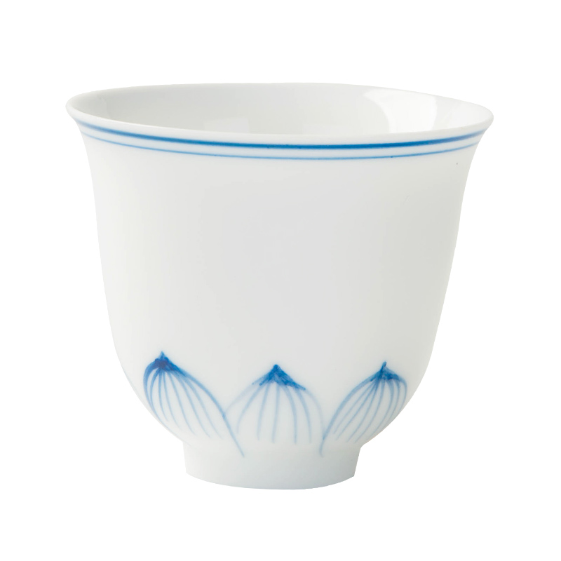 Feng hand - made teacup sample tea cup on kung fu tea accessories ceramic drinking cup master cup small cups white porcelain cup group