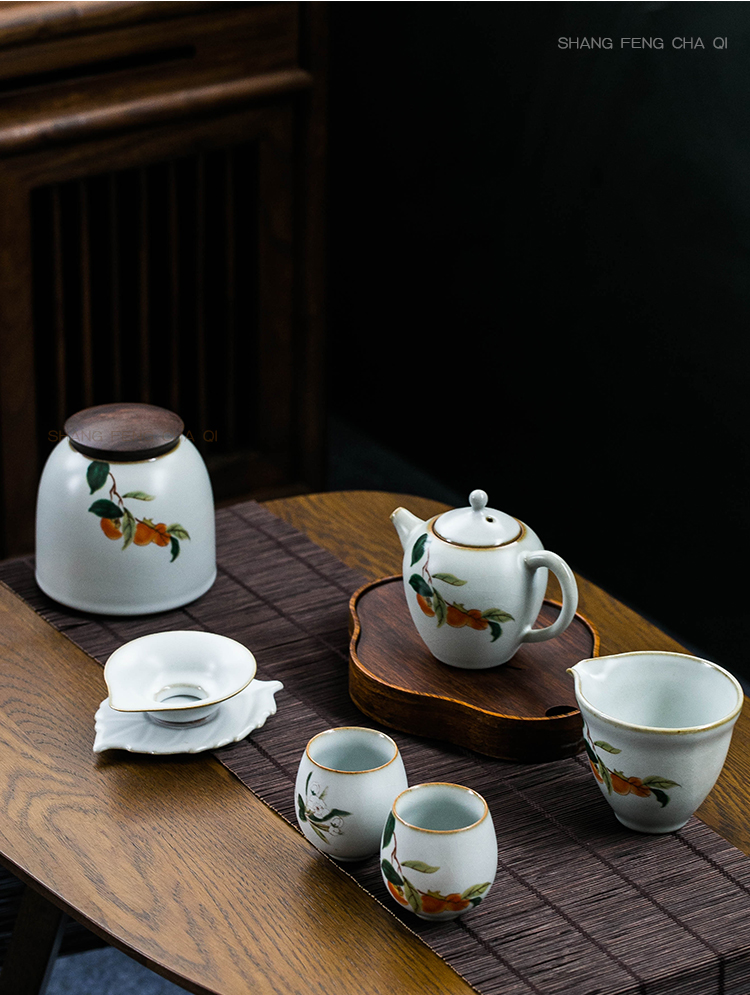 Feng ru up tureen on ceramic tea cup only three cups of large kung fu bowl cover household hand grasp pot of tea