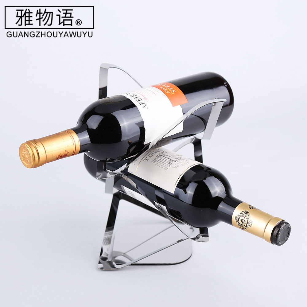 The Cut red wine rack furnishing articles "and" two pens creative display bottle home European wine rack