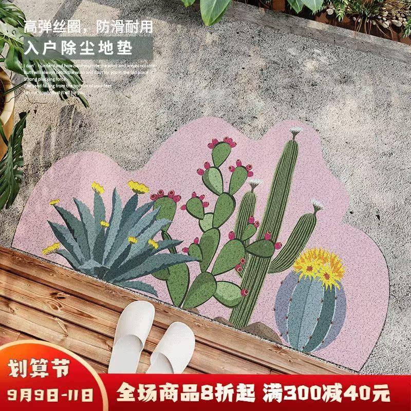 Starter home Doormat Door-to-door Mat-free Lazy Foot in the door Nordic Style Home Non-slip Foot Mat