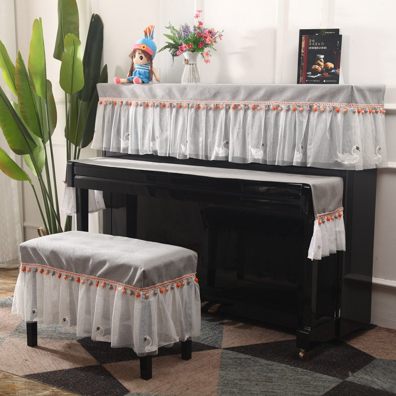 Piano Hood Half Hood Modern Minimalist Cover Towel Piano Cover Cloth Art Full Hood Nordic Piano Dust Cover Three Sets Cover Cloth