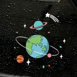 Космонавт, космическая наклейка, светоотражательный шлем