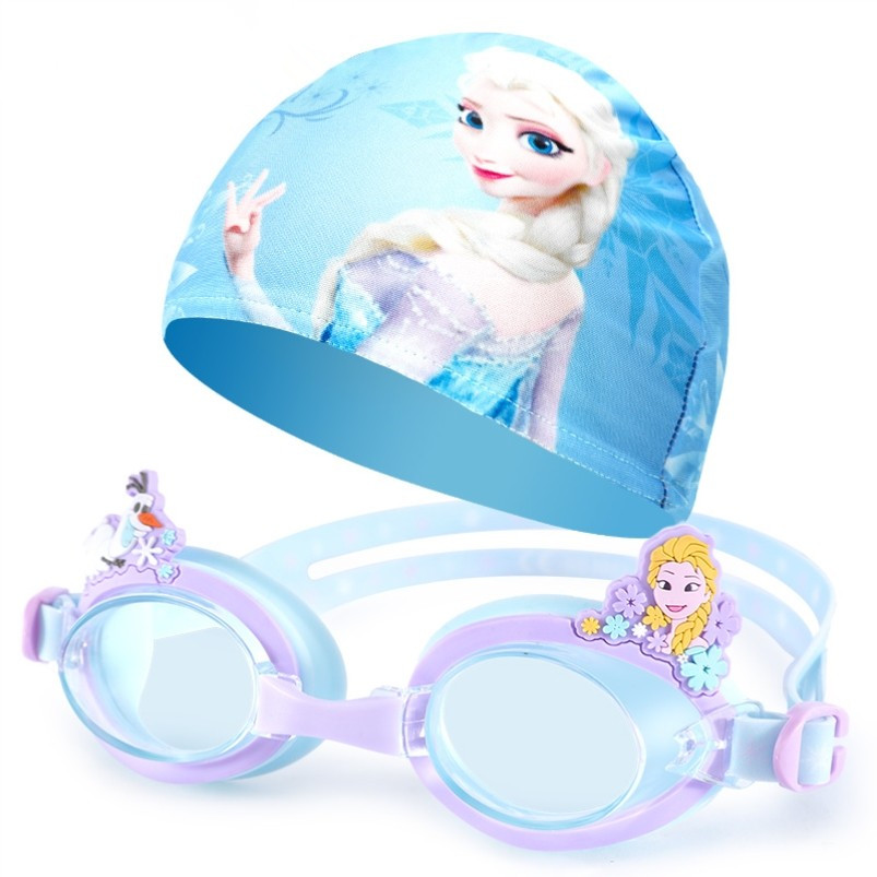 Aisha Children's Swimming Mirror Aisha Princess Aisha Swimming Cap Girls Eisha Swimming Glasses