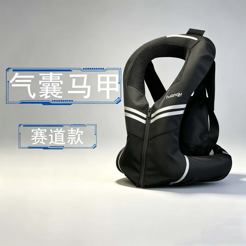 Motorcycle Airbag Vest for Children, Kids' Airbag Clothing, Safety Gear, Track Version, Go-Kart Anti-Fall Riding Suit
