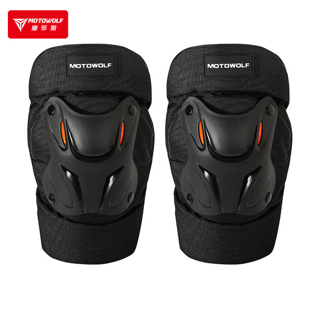 Four-season motorcycle knee protection, motorcycle protective gear, spring and summer riding anti-fall elbow protection, rider leg protection, windproof and warm for cycling