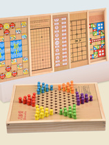 Checkers Flying chess Multi-functional backgammon Go Chess Colosseum Table games for childrens students puzzle power toys
