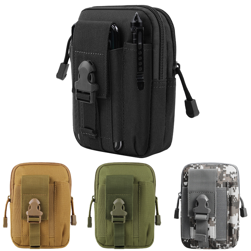 Outdoor Waist Bag for Men, Multifunctional Tool Bag, Tactical Phone Waist Bag, Running Fitness Work Tactical Bag, Waist Bag Expansion