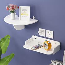 Mobile phone charging bracket wall headboard socket can be placed with mobile phone fixed on the walls shelve sticking style