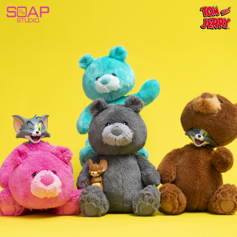 SoapStudio cat and mouse FP series second bomb plush teddy bear doll Tide play blind box hand gift