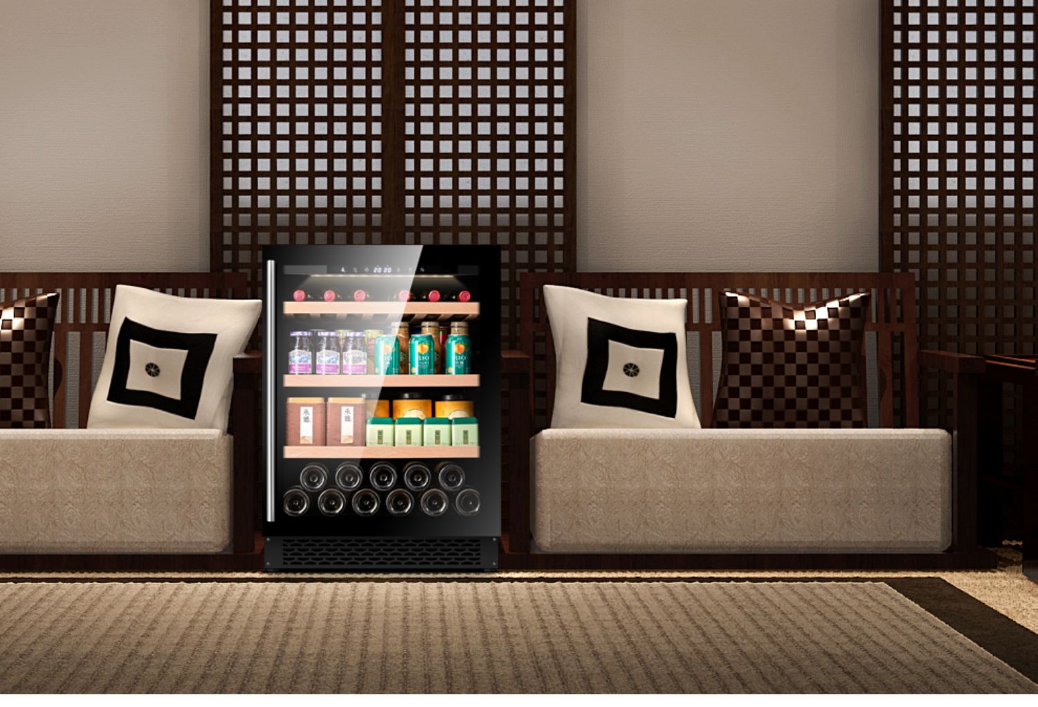 tủ gỗ đựng rượu XUANFEI / Xuanfei nhúng băng thanh lạnh băng tủ lạnh rượu vang tủ lạnh nhúng tủ lạnh lưu trữ tủ lạnh - Tủ rượu vang tủ đựng rượu vang