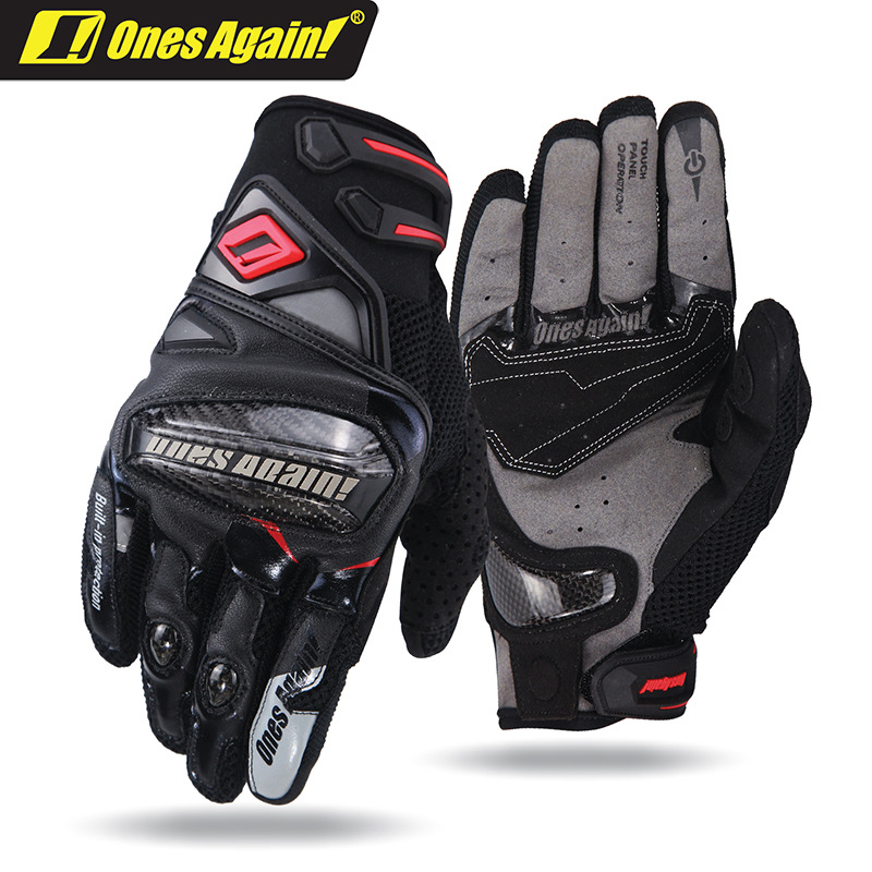 Ones Again Locomotive Gloves Summer Sun Protection Touch Screen Slim breathable anti-fall riding locomotive gloves
