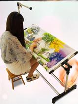 Cross-stitch shelf holder stainless steel household large adjustable embroidery stand embroidery shed tool embroidery frame universal household