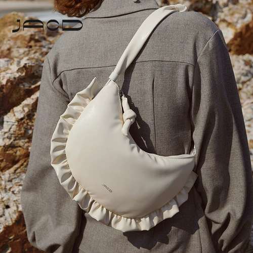 Jacd [серия видов инопланетян] мягкая медуза Складка Пятницы Сумка женская мягкая европейская сумка осень Новая подмышечная сумка