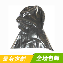 Latex headset full package enclosed mask classic choking tuning mask mask dj nightclub show party customization