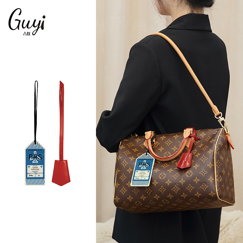 Guyi Is Suitable for Lv Luggage Tags, Speedy 25, 30 Soft Bags, Boarding Tags, Keychains, 20 Bag Hang Tags