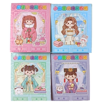 New Little Hemp Fries Dressing Closet Bean bean This series 40 Into Cute Cartoon Students Love Kids Stickers