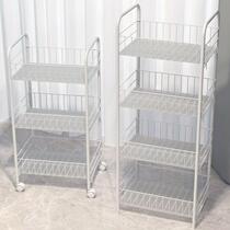 Movable shelf floor-to-ceiling multi-storey bedroom balcony kitchen dormitory storage bookshelf storage snack table trolley