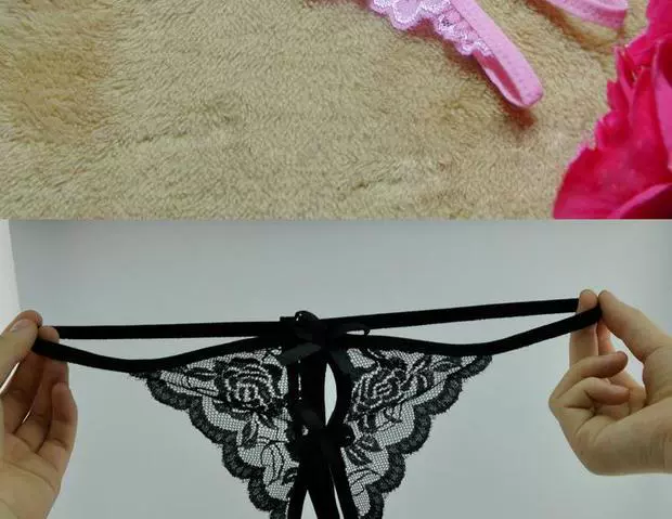 Mở ren T quần quần lót t gợi cảm quần thong phụ nữ mở quần lót