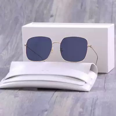 D family sunglasses women's big face is thin net red street shot ins box anti-UV driving myopia sunglasses with power