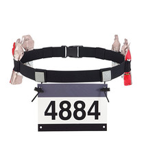 Marathon energy belt running competition number plate belt multi-functional competition number cloth fixed belt