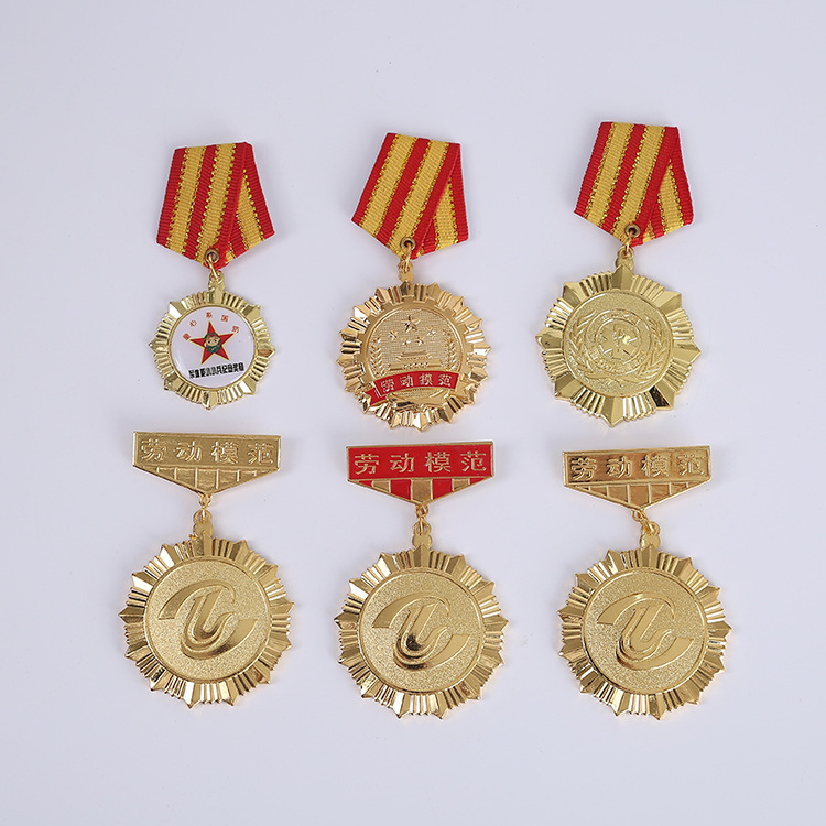 Manufacturers Anti-epidemic and Anti-epidemic Memorial Medal Customized Retrograde Volunteer Medal Customized Honor Medal Badge
