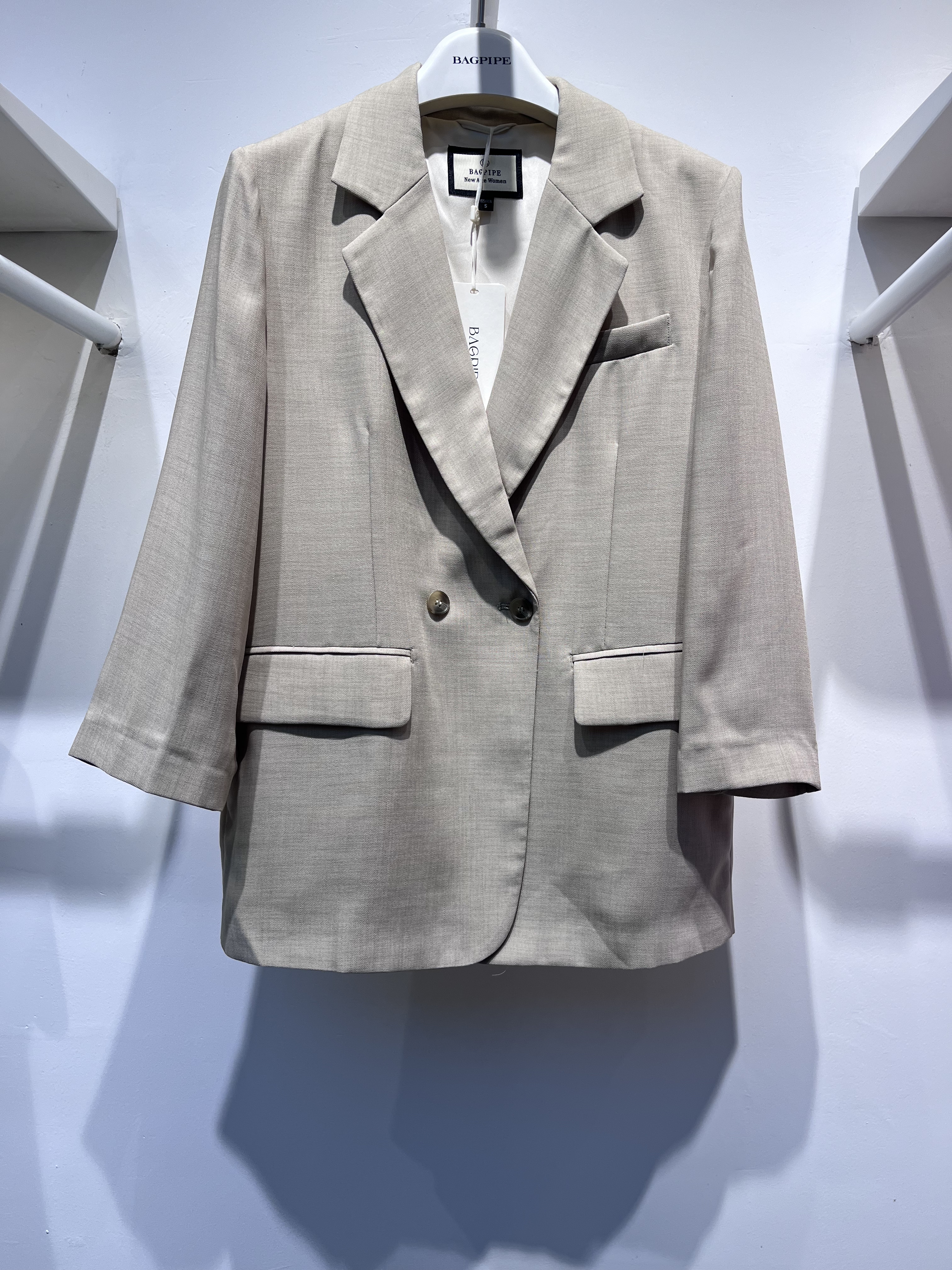 バグパイプ 2025 新スタイル 1F25028103 公式ストアからの正規品 1F25028 タグ付きスーツジャケット 999