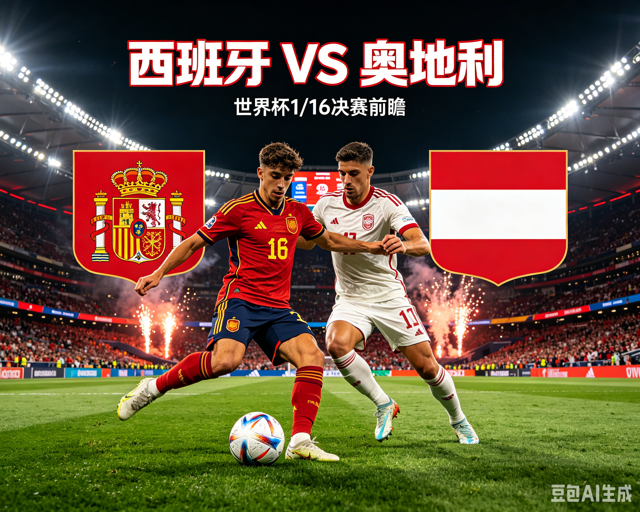 西班牙 VS 奥地利前瞻:斗牛士边路伤缺攻坚遇阻 黑马能否淘汰西班牙?