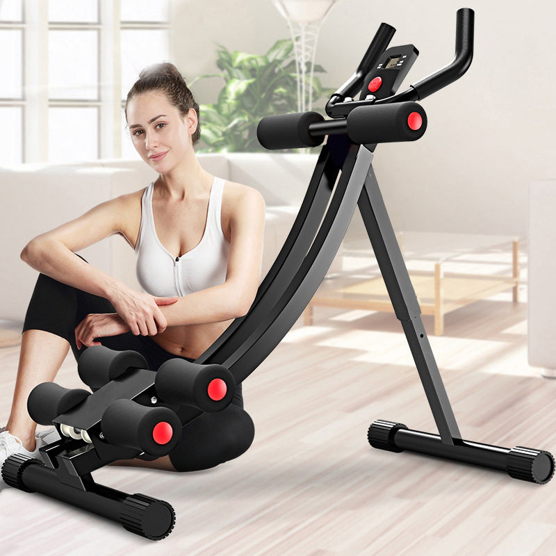 Abdominal muscle fitness device abdominal retractor lazy people abdominal machine sports fitness equipment home roll abdominal training waist machine