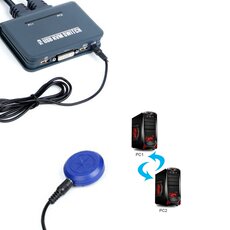 Нето dvi kvm switch 2 port