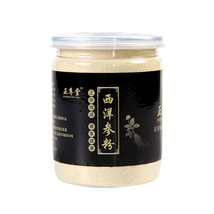 正宗长白山9年老参超细粉花旗参片