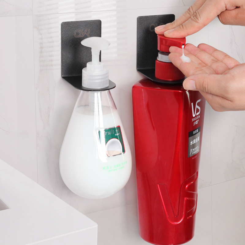 Toilet bathroom bathroom shampoo hanging wall to hold handwashing frame wall hanging without punching
