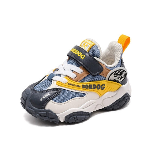 Туфли для мальчиков, нескользящая обувь для раннего возраста для девочек, осенние, коллекция 2023, мягкая подошва