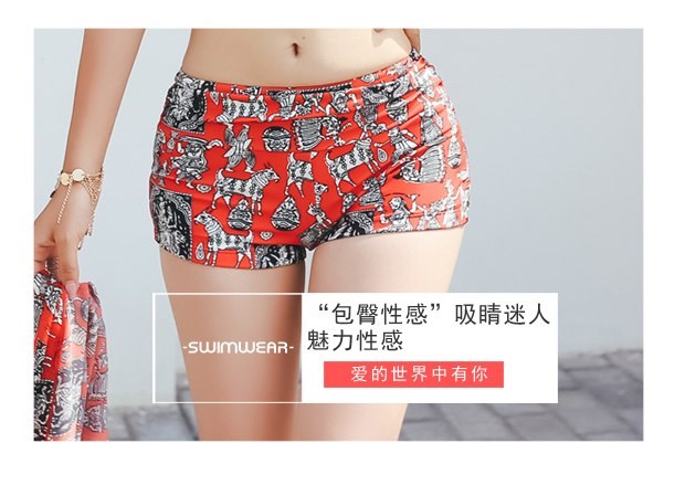 Cặp đôi Hàn Quốc áo tắm nữ bikini ba mảnh áo tắm nữ mùa xuân nóng bỏng bãi biển quần người yêu bộ - Bikinis đồ bơi tay dài nữ
