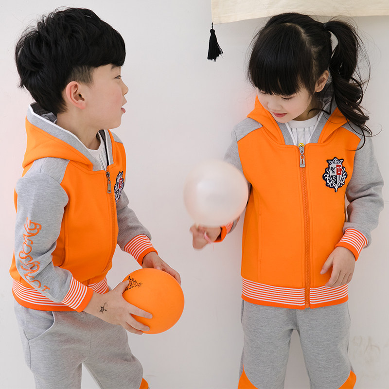 Kindergarten uniforms spring and autumn teachers British style cotton children's sports suits primary school uniforms class uniforms custom